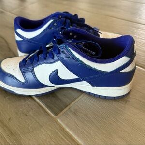 Nike Blue concord and White Women's Sneakers. Dunk low